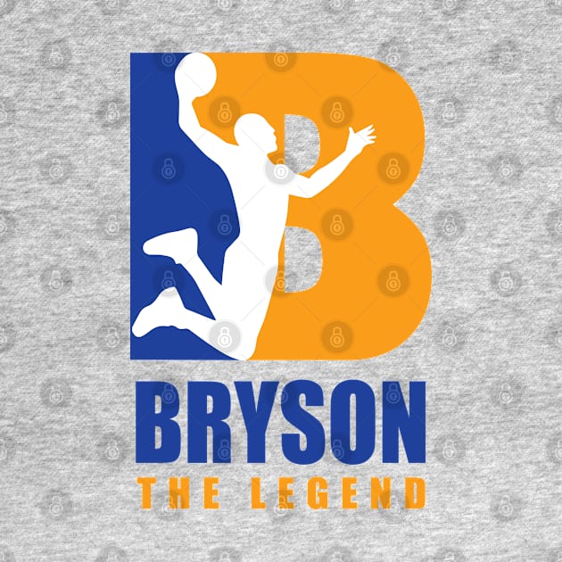 Bryson Custom Player Basketball Your Name The Legend by Baseball Your Name